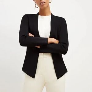 MM Lafleur Black Woolf Jardigan Dressy Work Cardigan Sweater M